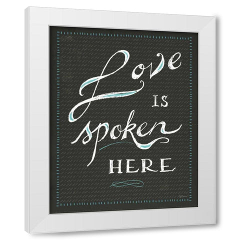 Together I White Modern Wood Framed Art Print by Schlabach, Sue