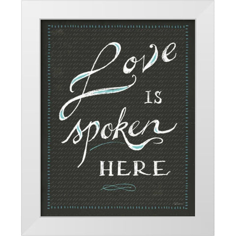 Together I White Modern Wood Framed Art Print by Schlabach, Sue