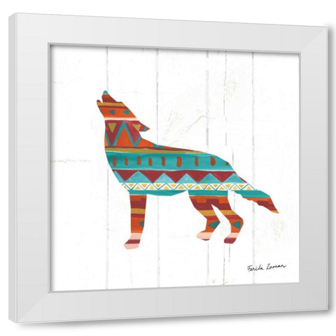 Southwestern Vibes VI White Modern Wood Framed Art Print by Zaman, Farida