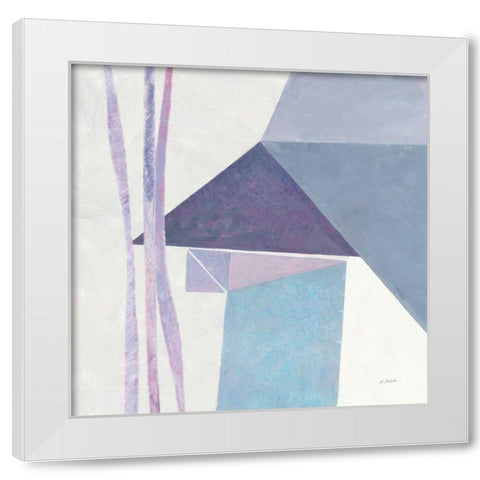 Paper Work III White Modern Wood Framed Art Print by Schick, Mike
