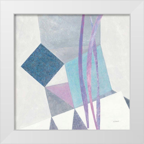 Paper Cut II White Modern Wood Framed Art Print by Schick, Mike