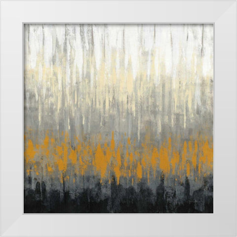 Rain on the Asphalt White Modern Wood Framed Art Print by Vassileva, Silvia