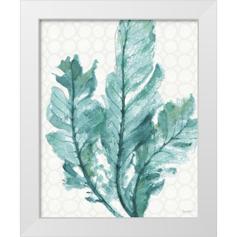 Mixed Greens XXVI White Modern Wood Framed Art Print by Audit, Lisa