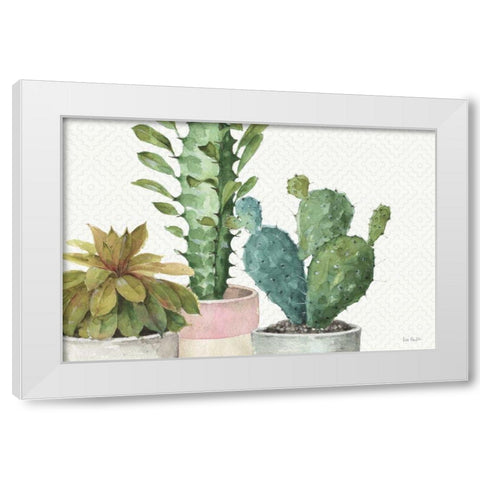 Mixed Greens XXXIII White Modern Wood Framed Art Print by Audit, Lisa