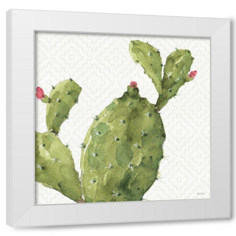Mixed Greens XXXV White Modern Wood Framed Art Print by Audit, Lisa