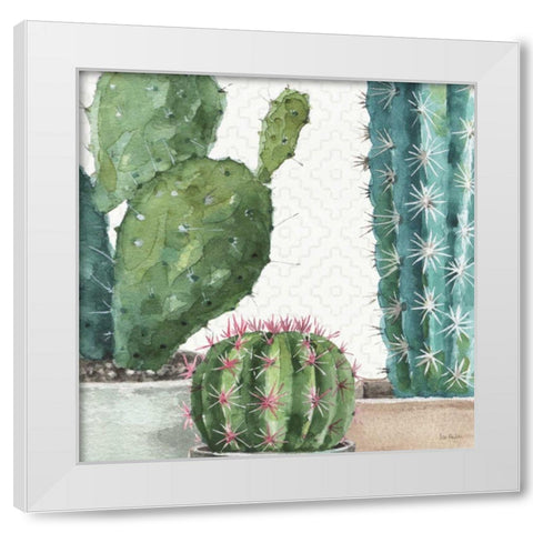 Mixed Greens XXXIX White Modern Wood Framed Art Print by Audit, Lisa