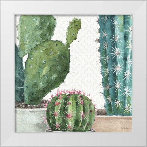 Mixed Greens XXXIX White Modern Wood Framed Art Print by Audit, Lisa