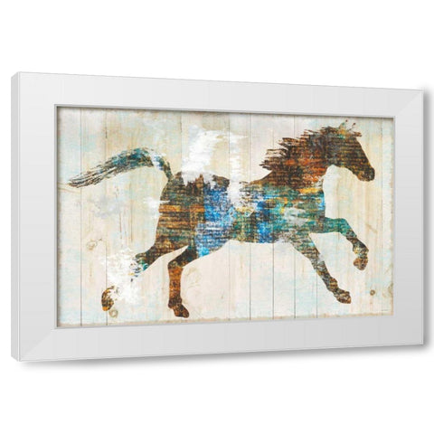 Free Spirit I White Modern Wood Framed Art Print by Schlabach, Sue