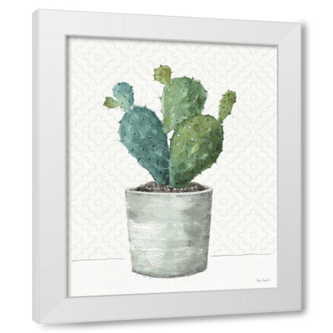 Mixed Greens XLI White Modern Wood Framed Art Print by Audit, Lisa