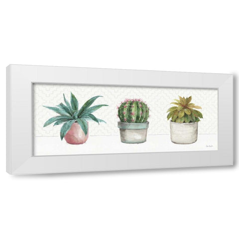 Mixed Greens XLVII White Modern Wood Framed Art Print by Audit, Lisa