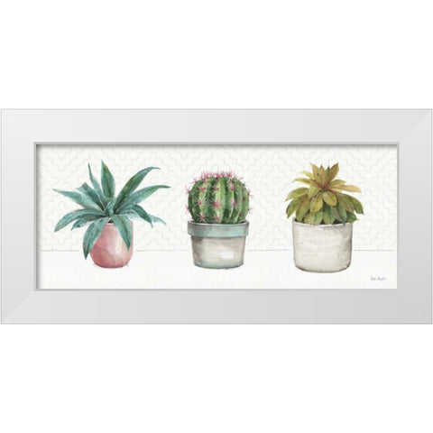 Mixed Greens XLVII White Modern Wood Framed Art Print by Audit, Lisa