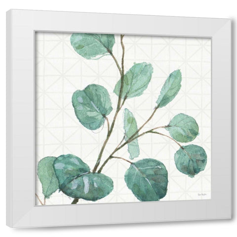 Mixed Greens LI White Modern Wood Framed Art Print by Audit, Lisa