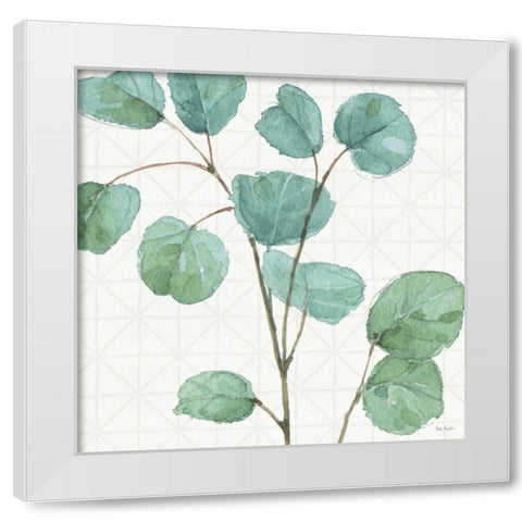 Mixed Greens LII White Modern Wood Framed Art Print by Audit, Lisa