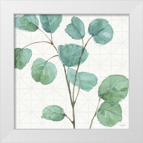 Mixed Greens LII White Modern Wood Framed Art Print by Audit, Lisa