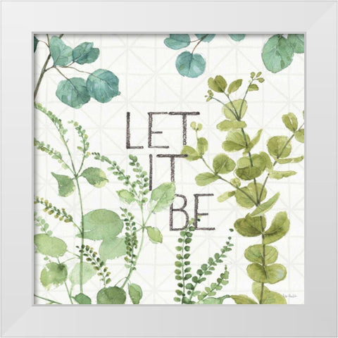 Mixed Greens LXVI White Modern Wood Framed Art Print by Audit, Lisa