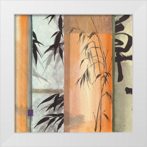 Wild Oat White Modern Wood Framed Art Print by Paschke, Chris