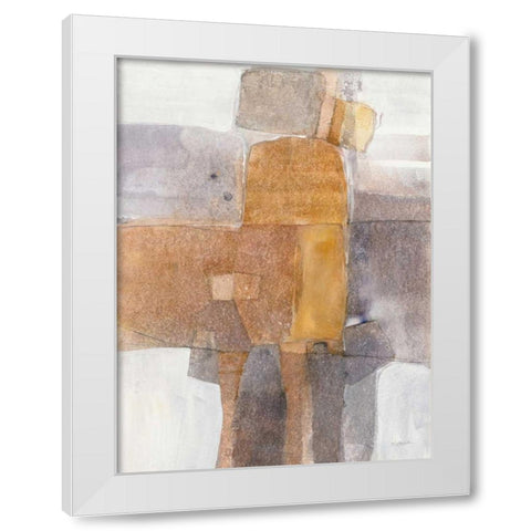 Eight Piece Box White Modern Wood Framed Art Print by Schick, Mike