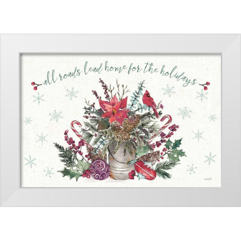 Seasonal Charm I White Modern Wood Framed Art Print by Tavoletti, Anne