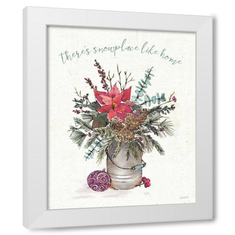 Seasonal Charm III White Modern Wood Framed Art Print by Tavoletti, Anne