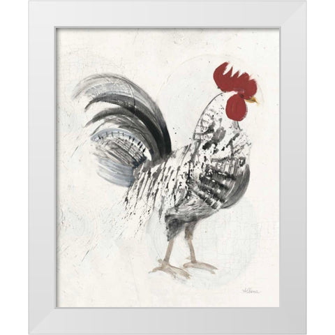 Gents III White Modern Wood Framed Art Print by Hristova, Albena