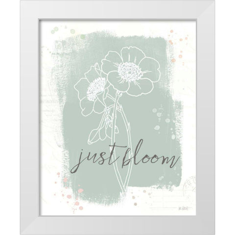 Organic Lines II White Modern Wood Framed Art Print by Pertiet, Katie