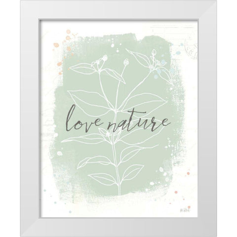 Organic Lines IV White Modern Wood Framed Art Print by Pertiet, Katie
