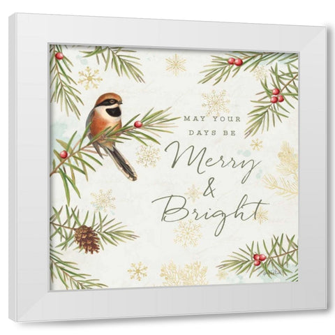 Christmas Tradition II White Modern Wood Framed Art Print by Pertiet, Katie