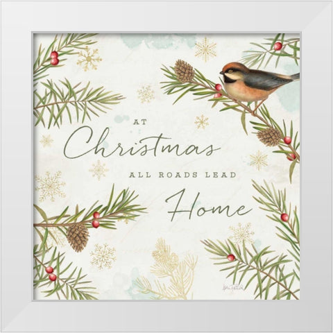 Christmas Tradition V White Modern Wood Framed Art Print by Pertiet, Katie