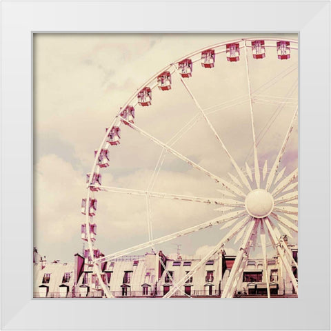 Paris Parfait White Modern Wood Framed Art Print by Bevan, Keri