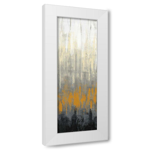 Rain on the Asphalt III White Modern Wood Framed Art Print by Vassileva, Silvia