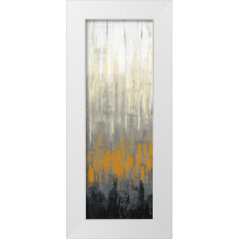 Rain on the Asphalt III White Modern Wood Framed Art Print by Vassileva, Silvia