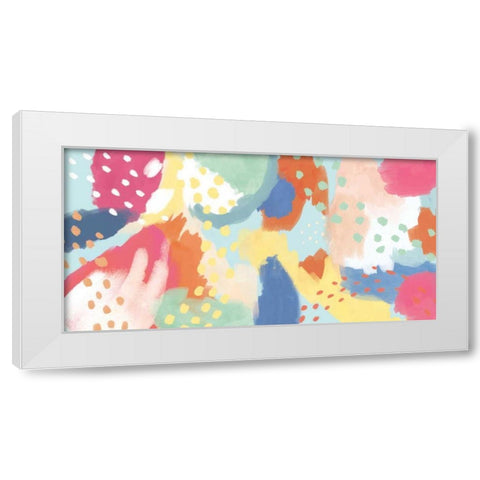 Bright Life III White Modern Wood Framed Art Print by Urban, Mary