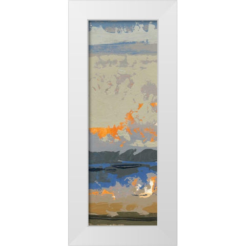 Evening Killala Bay II White Modern Wood Framed Art Print by Dowling, Grainne