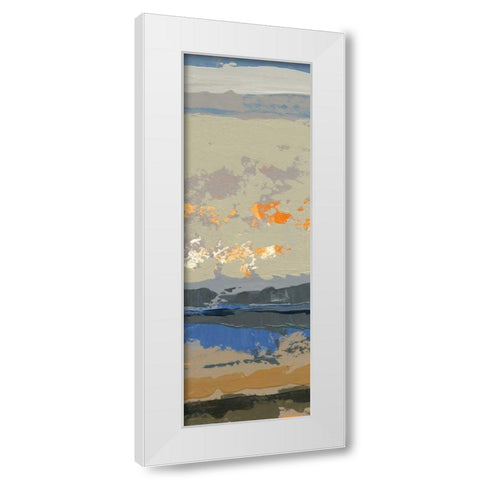 Evening Killala Bay III White Modern Wood Framed Art Print by Dowling, Grainne