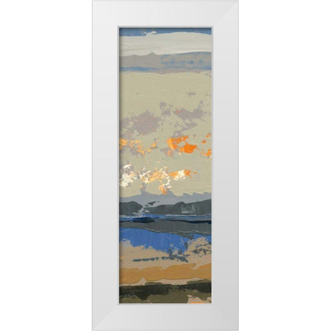 Evening Killala Bay III White Modern Wood Framed Art Print by Dowling, Grainne