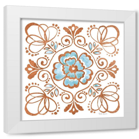 October Garden X White Modern Wood Framed Art Print by Grove, Beth