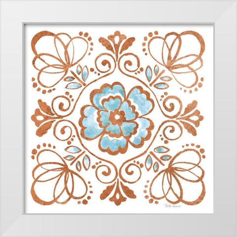 October Garden X White Modern Wood Framed Art Print by Grove, Beth