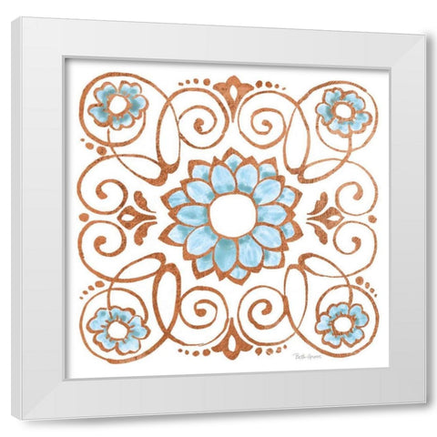 October Garden XII White Modern Wood Framed Art Print by Grove, Beth