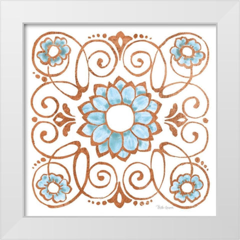 October Garden XII White Modern Wood Framed Art Print by Grove, Beth