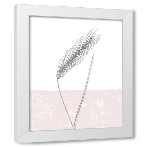 Rye White Modern Wood Framed Art Print by Adams, Sarah