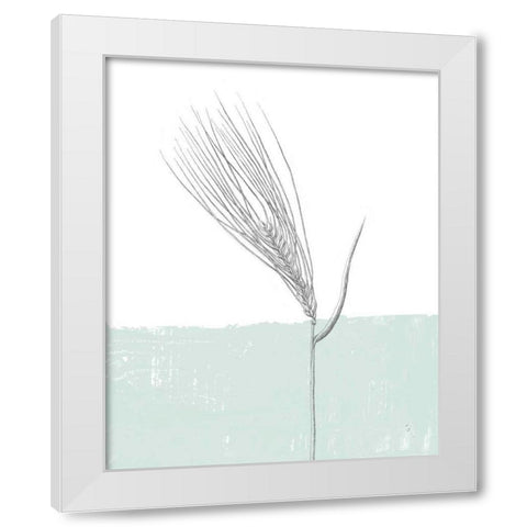 Barley White Modern Wood Framed Art Print by Adams, Sarah