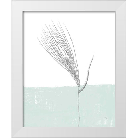 Barley White Modern Wood Framed Art Print by Adams, Sarah