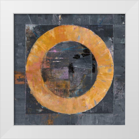 Roundabout White Modern Wood Framed Art Print by Schick, Mike