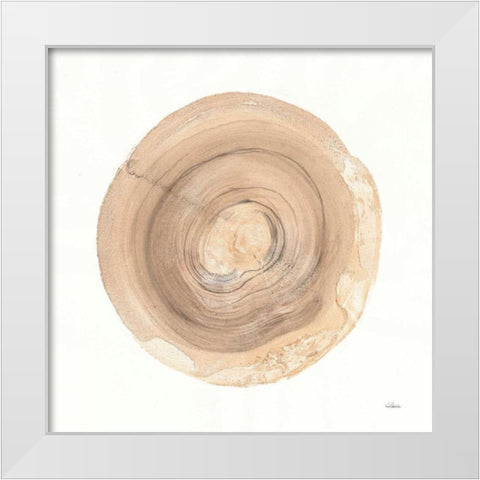 Counting the Years VI White Modern Wood Framed Art Print by Hristova, Albena