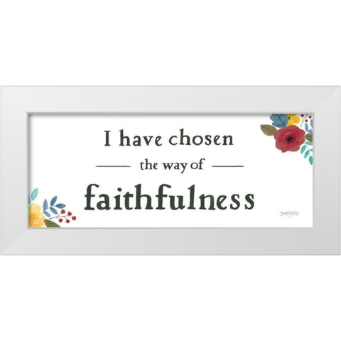 Scripture for Life IV White Modern Wood Framed Art Print by Jackson, Jenaya