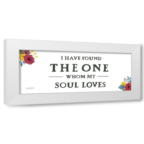 Scripture for Life V White Modern Wood Framed Art Print by Jackson, Jenaya