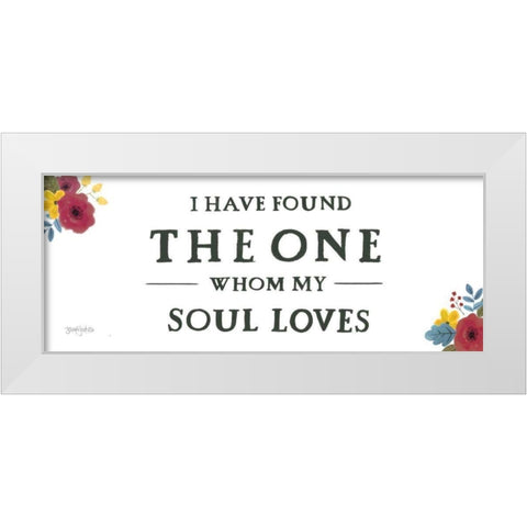 Scripture for Life V White Modern Wood Framed Art Print by Jackson, Jenaya