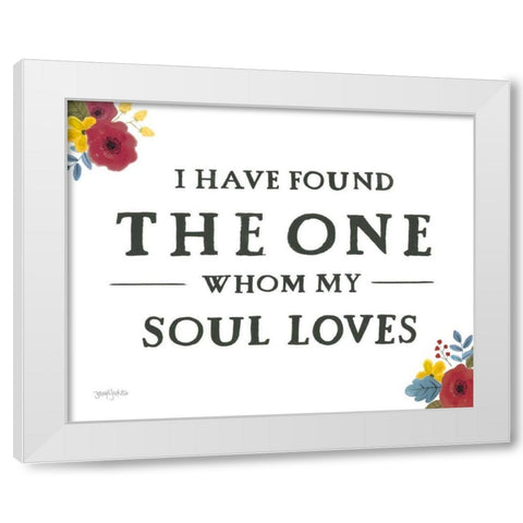 Scripture for Life VII White Modern Wood Framed Art Print by Jackson, Jenaya