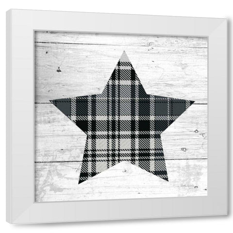 Nordic Holiday XIII Plaid White Modern Wood Framed Art Print by Grove, Beth