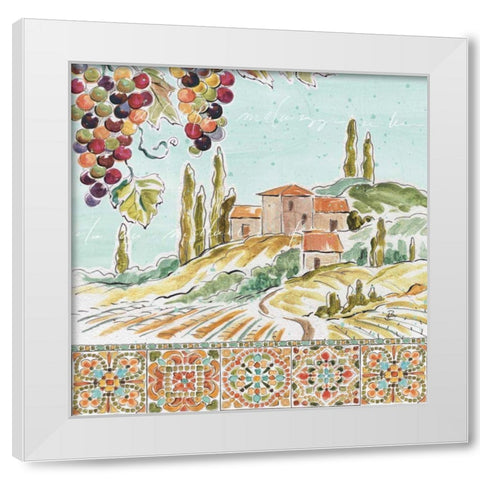 Tuscan Breeze III White Modern Wood Framed Art Print by Brissonnet, Daphne